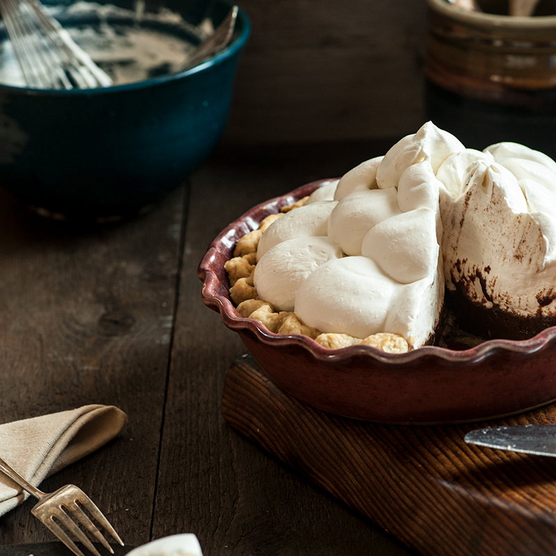 Dark Chocolate Pie